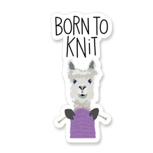 Load image into Gallery viewer, born to knit alpaca