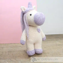 Load image into Gallery viewer, Dolly Unicorn crochet
