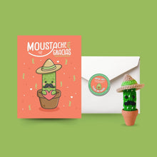 Load image into Gallery viewer, Moustache Gracias