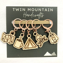 Load image into Gallery viewer, Camping / Wood / Rose Gold