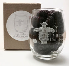 Load image into Gallery viewer, yarnbombed wine