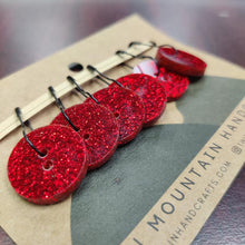 Load image into Gallery viewer, Red glitter