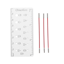 Load image into Gallery viewer, Twist Red Cable / 2” mini set of three