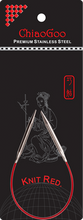 Load image into Gallery viewer, 9" ChiaoGoo Red Needle