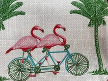 Load image into Gallery viewer, Flamingos on a Bike
