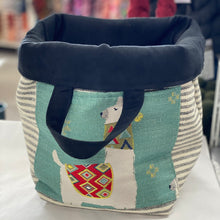 Load image into Gallery viewer, Teal mommallama hope basket
