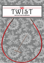 Load image into Gallery viewer, Twist Red Cable / 8” large,Twist Red Cable / 8” mini,Twist Red Cable / 6” mini