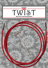 Load image into Gallery viewer, Twist Red Cable / 50” small,Twist Red Cable / 30” mini