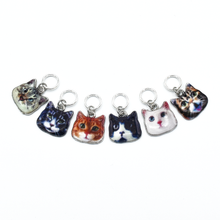 Load image into Gallery viewer, Cat stitch marker rings
