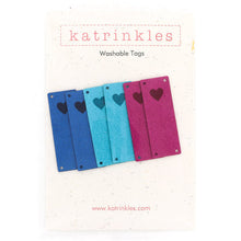 Load image into Gallery viewer, Washable Tags - Faux Suede