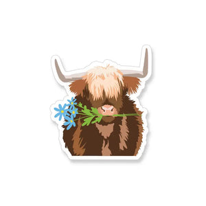 yak with daisies