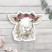Load image into Gallery viewer, floral sheep