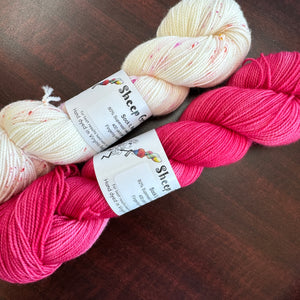 Sock pink grapefruit & rosebuds