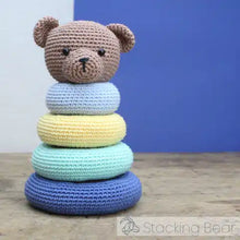 Load image into Gallery viewer, Stacking Bear crochet