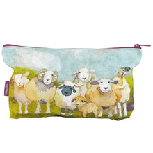 Load image into Gallery viewer, Felted sheep zipped pouch
