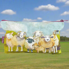 Load image into Gallery viewer, Felted sheep zipped pouch
