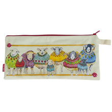 Load image into Gallery viewer, Sheep in sweaters long project bag