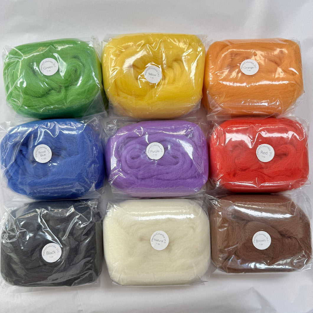 9 color fiber kit