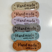 Load image into Gallery viewer, Washable Tags - Faux Suede
