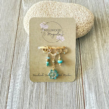 Load image into Gallery viewer, Aqua Flower Gold Progress Keeper Medium
