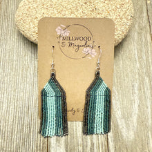 Load image into Gallery viewer, Fringe Seagreen Silver
