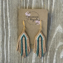 Load image into Gallery viewer, Sage Gold Fringe
