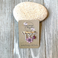 Load image into Gallery viewer, Purple Rose Silver Medium
