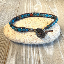 Load image into Gallery viewer, Skyline Agate brown leather

