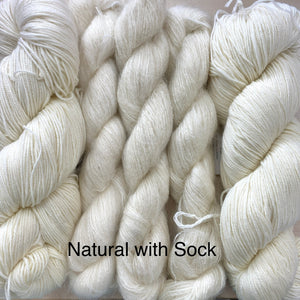 Natural with Sock