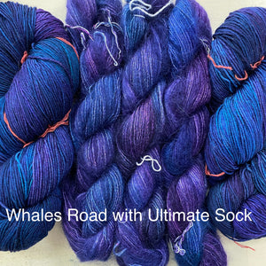 Whales Road with Ultimate Sock