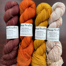 Load image into Gallery viewer, Leaves in my latte, All that ales ewe, rust, chocolate cherries 
