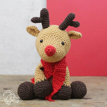 Load image into Gallery viewer, Rudolf Reindeer crochet
