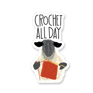 crochet all day sheep