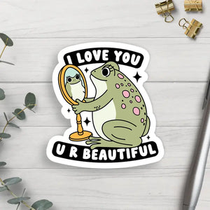 U R beautiful frog
