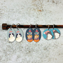 Load image into Gallery viewer, Emma Ball Stitch Markers , gauge rule and Ornaments
