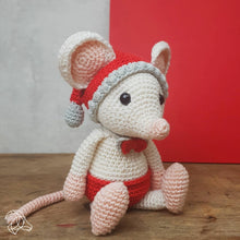 Load image into Gallery viewer, Christmas Mouse crochet
