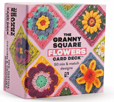 granny square flowers box