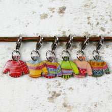 Load image into Gallery viewer, Emma Ball Stitch Markers , gauge rule and Ornaments
