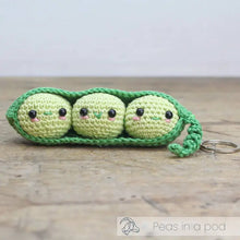 Load image into Gallery viewer, Peas in a pod crochet
