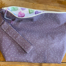 Load image into Gallery viewer, Dots and Hearts Zipper Bag
