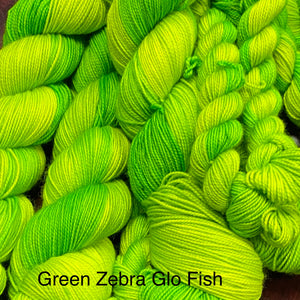 Green Zebra Glo Fish