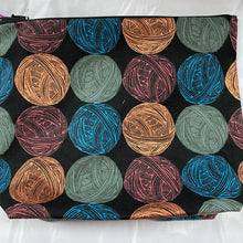 Load image into Gallery viewer, Having a Yarn Ball Black Zipper Bag
