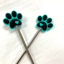 Load image into Gallery viewer, paw print teal
