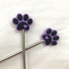 Load image into Gallery viewer, Paw print purple
