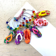 Load image into Gallery viewer, Flip Flop Wine rings