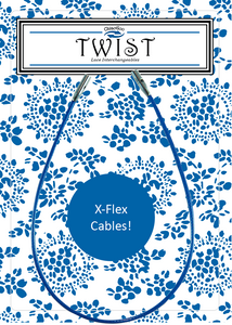 Twist-X Blue Cable / 6” Blue