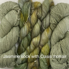 Load image into Gallery viewer, Jasmine sock with oasis mohair
