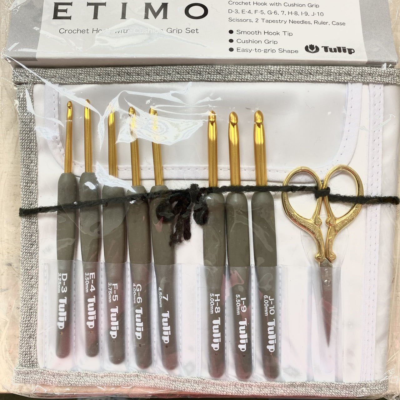 Etimo Tulip Crochet Hook Set – The Yarn Club, Inc