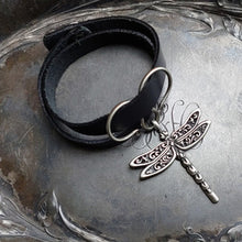 Load image into Gallery viewer, Dragonfly Double Cuff Brown