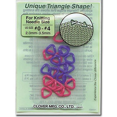 Triangle Stitch Markers by Clover – The Yarn Club, Inc